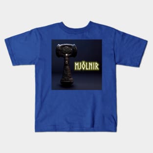 Mighty Mjolnir Thor Hammer Norse Kids T-Shirt